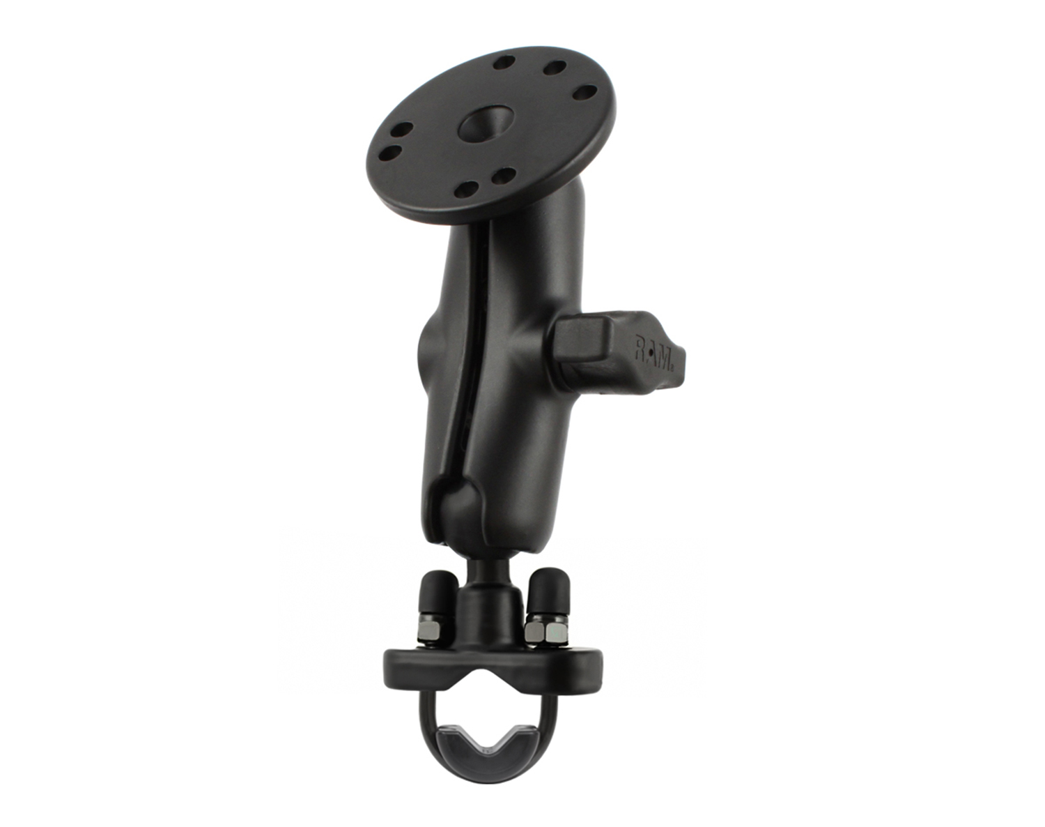 RAM-B-252U RAM Mounts 2.25 x 0.87 Motorcycle Base with 11mm Hole and 1  B-Sized Ball